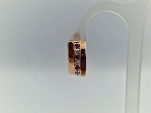 Zelta auskari ar cirkoniju, 4.81 g