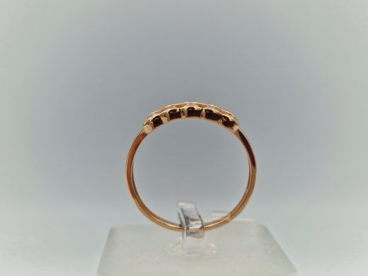 Zelta gredzens ar cirkoniju, 1.8 g, izm. 19.5