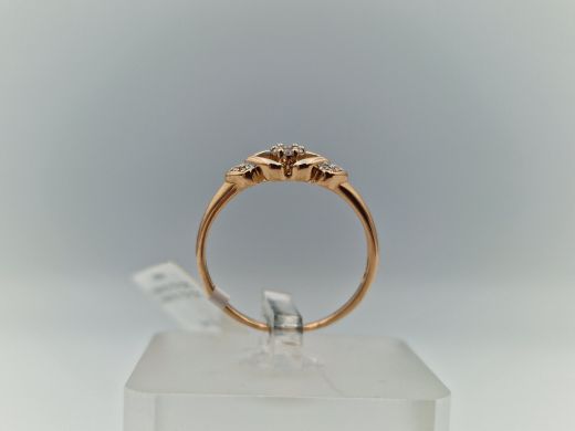 Золотое кольцо, 1.33 г, разм. 17