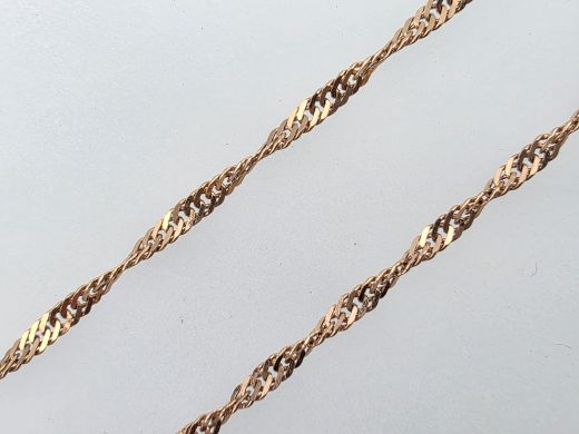 Zelta ķēdīte, 1.56 g, izm. 40 cm