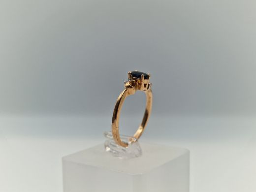 Zelta gredzens ar briljantu, 2.54 g, izm. 17