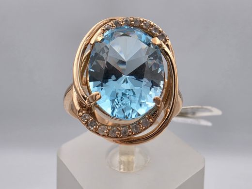 Zelta gredzens, 8.59 g, izm. 19
