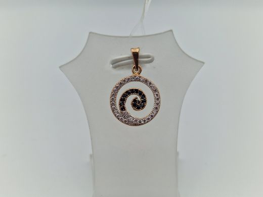 Zelta kulons ar cirkoniju, 1.13 g