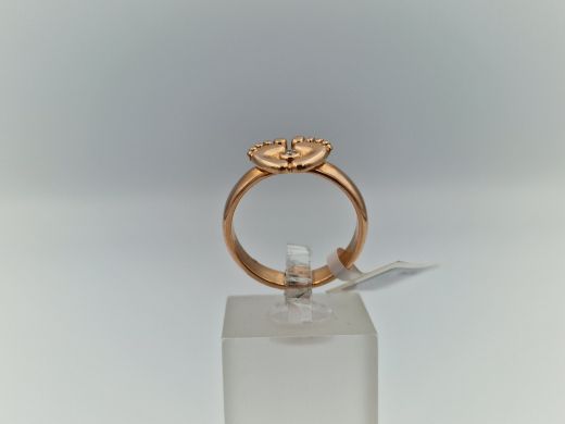 Zelta gredzens ar briljantu, 4.51 g, izm. 17