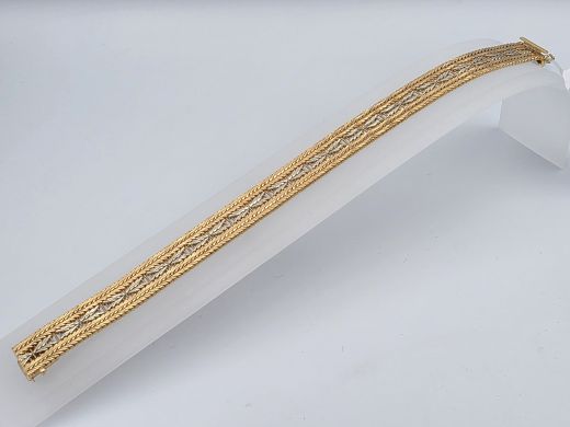 Gold bracelet, 34.56 g, size 20 cm