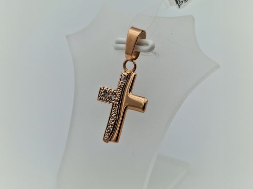 Золотой кулон с цирконом, 1.16 г