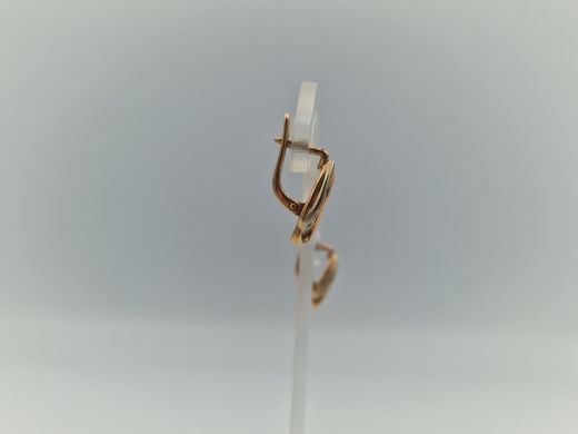 Zelta auskari ar cirkoniju, 4.44 g