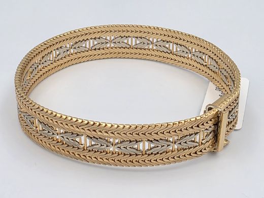 Gold bracelet, 34.56 g, size 20 cm