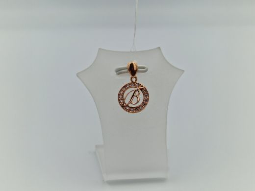 Zelta kulons ar cirkoniju, 0.84 g