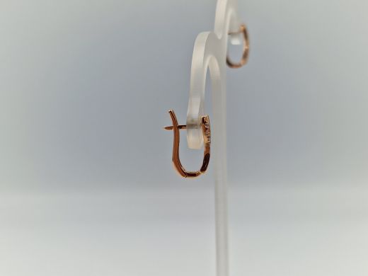 Zelta auskari ar cirkoniju, 1.93 g