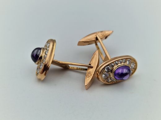 Золотой кулон с цирконом, 6.55 г