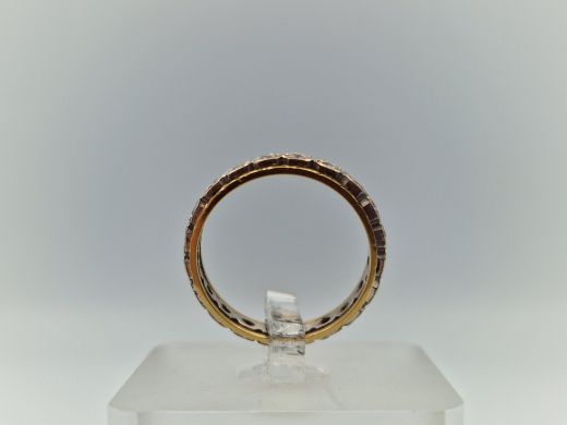 Zelta gredzens ar cirkoniju, 3.23 g, izm. 16.5