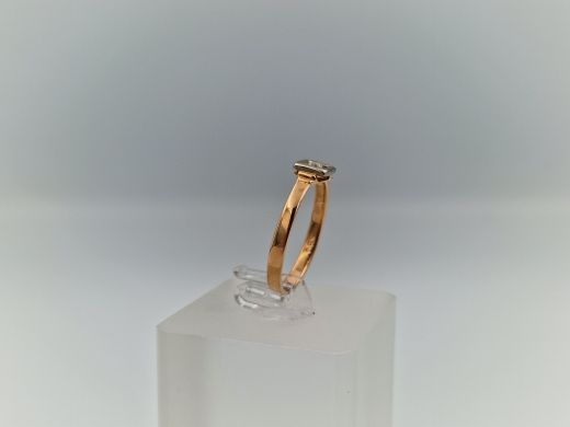 Zelta gredzens ar cirkoniju, 1.85 g, izm. 17.5