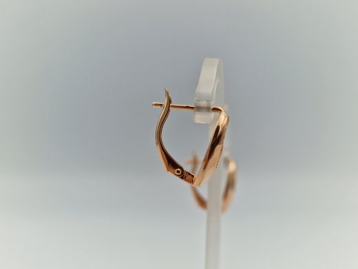 Zelta auskari ar cirkoniju, 2.14 g