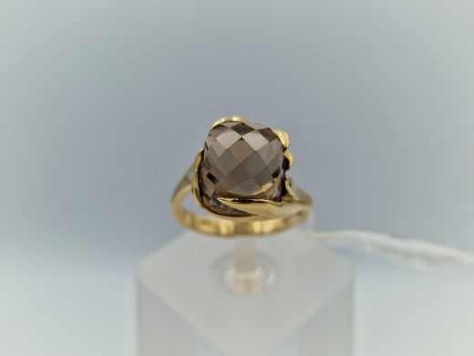 Zelta gredzens ar cirkoniju, 5.44 g, izm. 16.5