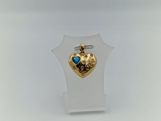 Zelta kulons ar cirkoniju, 1.87 g