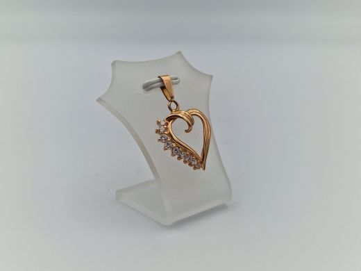 Zelta kulons ar cirkoniju, 1.93 g