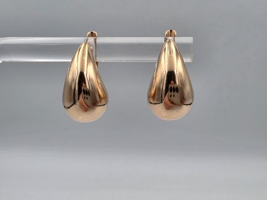Gold earrings, 2.36 g
