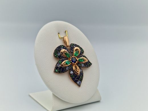 Zelta kulons ar cirkoniju, 5.35 g