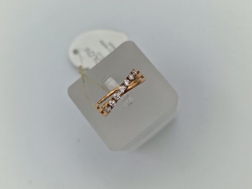 Zelta gredzens, 1.33 g, izm. 17