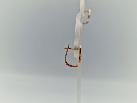 Zelta auskari ar cirkoniju, 2.17 g