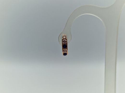 Zelta auskari ar cirkoniju, 0.81 g