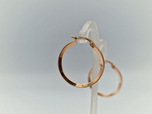 Zelta auskari ar cirkoniju, 2.28 g