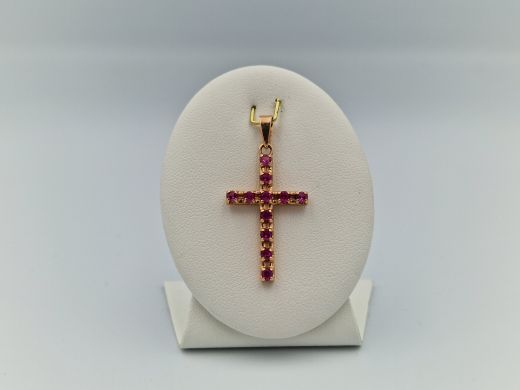 Zelta kulons ar koraļļi, 2.54 g