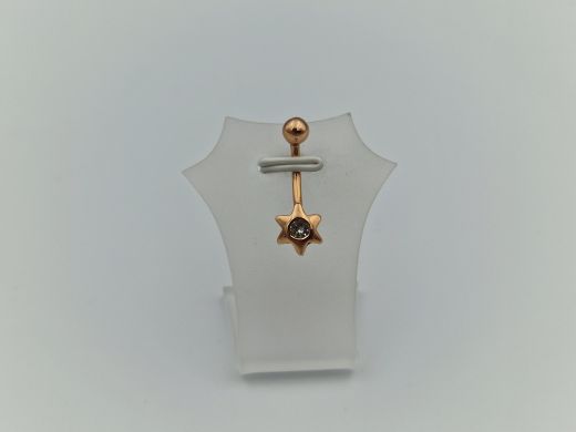 Золотой кулон с цирконом, 1.61 г