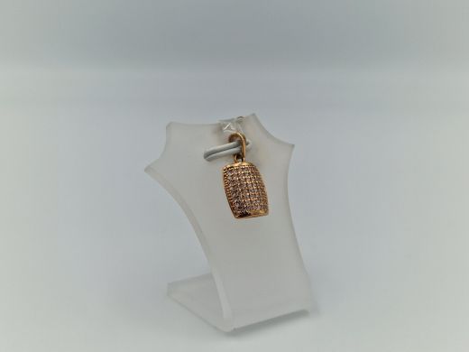 Zelta kulons ar cirkoniju, 1.38 g