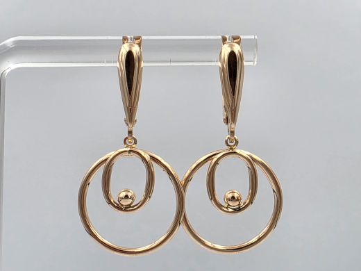 Золотые серьги, 2.89 г