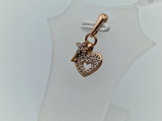 Zelta kulons ar cirkoniju, 1.14 g