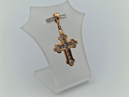 Золотой кулон с цирконом, 1.8 г