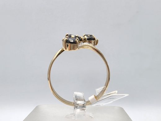 Zelta gredzens ar briljantu, 2.76 g, izm. 18