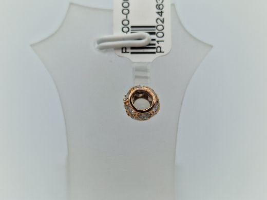 Золотой кулон с цирконом, 0.79 г