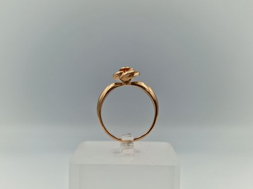 Zelta gredzens ar cirkoniju, 2.46 g, izm. 17