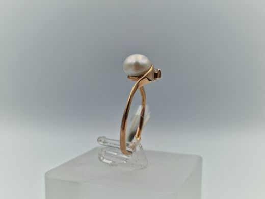 Zelta gredzens ar cirkoniju, 1.85 g, izm. 17.5