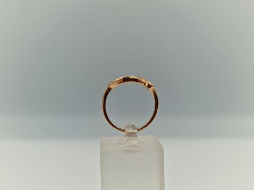 Zelta gredzens ar cirkoniju, 1.78 g, izm. 16