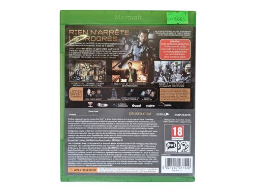 Square Enix Deus Ex: Mankind Divided Edition Day One 