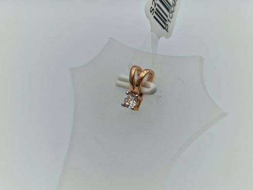 Zelta kulons ar cirkoniju, 0.37 g