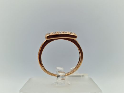 Zelta gredzens ar cirkoniju, 4.88 g, izm. 16.5