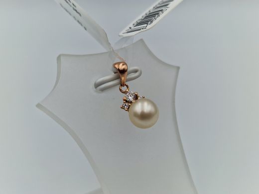 Золотой кулон с цирконом, 0.83 г