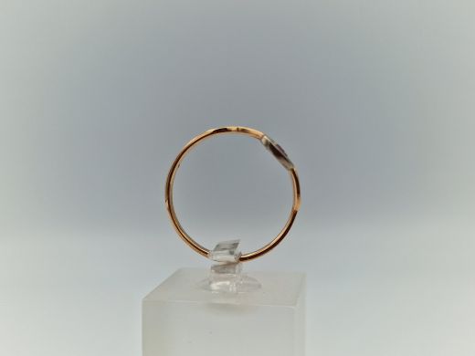 Zelta gredzens ar cirkoniju, 1.74 g, izm. 17