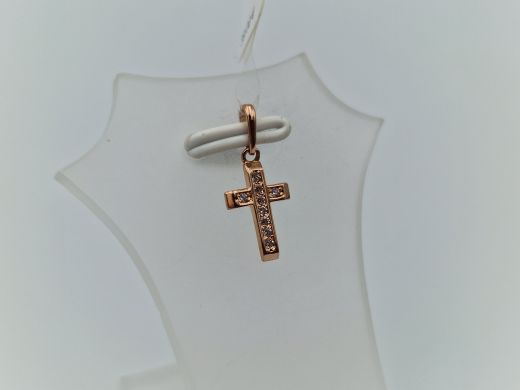 Золотой кулон с цирконом, 0.39 г