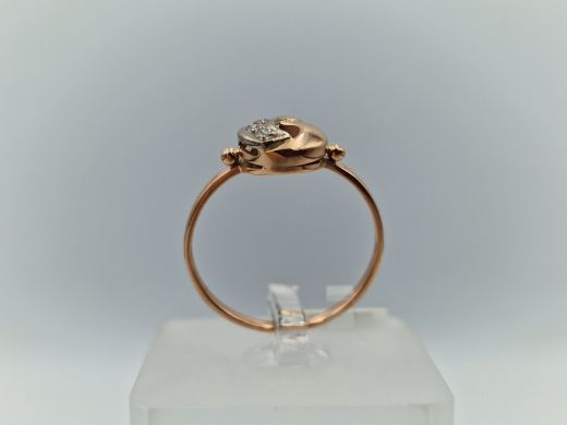 Zelta gredzens ar cirkoniju, 2.75 g, izm. 20