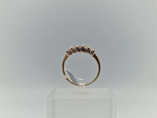 Zelta gredzens ar briljantu, 2.34 g, izm. 16.5