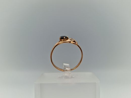 Zelta gredzens ar cirkoniju, 1.83 g, izm. 15.5