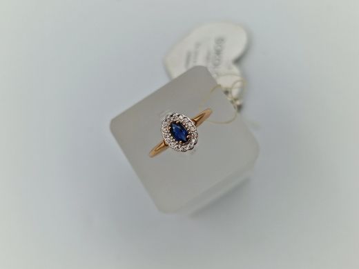 Zelta gredzens, 1.54 g, izm. 16.5