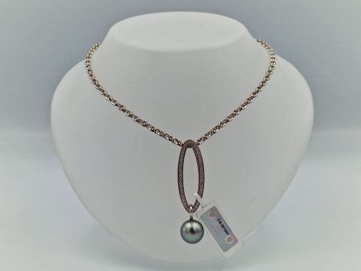 Zelta kaklarota ar briljantu, 33.58 g, izm. 45