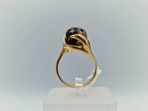 Zelta gredzens ar cirkoniju, 5.44 g, izm. 16.5